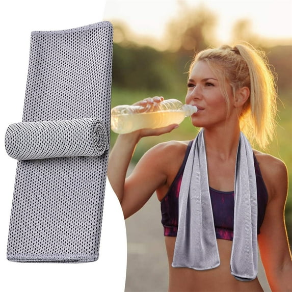Cooling Towels (35.43"x11.") â Soft Breathable Microfiber Ice Towels for Neck & Face â Instant Chill Towel for Gym, Running, Yoga, Camping, Workout & Fitness (Great Gift Idea)