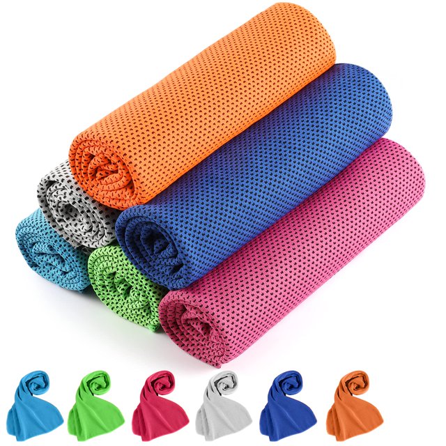Cooling Towels 6Pack Instant Cooling for Hot Weather MultiPurpose
