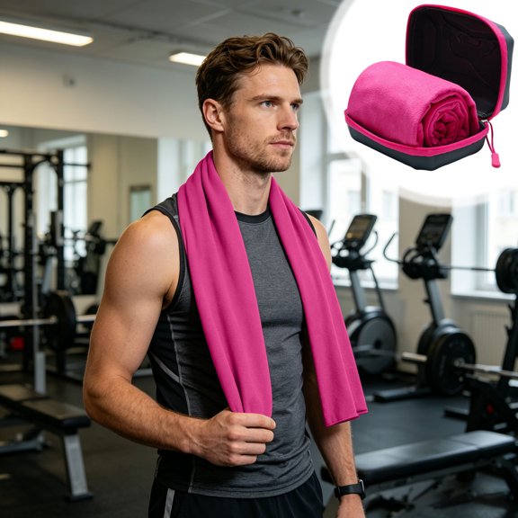 Cooling Towels, Reusable And Washable Towel, Soft, Durable Microfiber, UPF 50 Sun Protection, Super Suitable For Sports