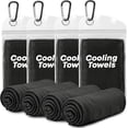 thumbnail image 1 of Cooling Towels for Neck and Face Soft Breathable Microfiber Sports Gym Sweat Towel with Carabiner for Golf Yoga Running Camping Golf Gym Workout, 1 of 14