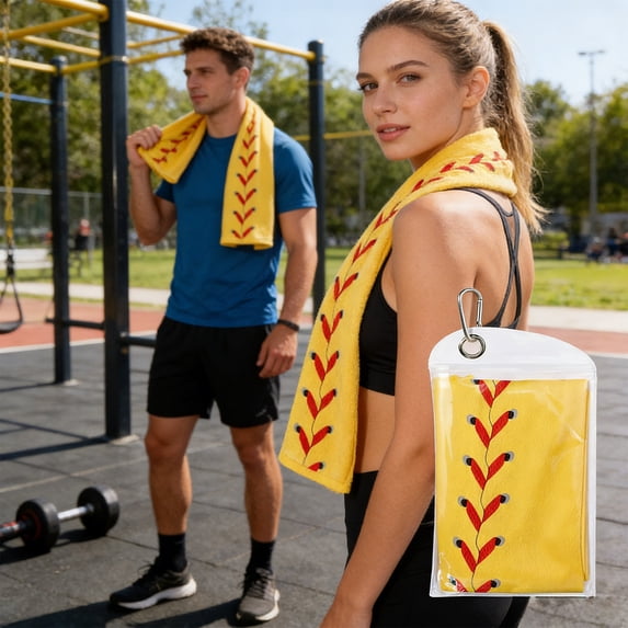 Cooling Towels for Neck and Face,Sports Sweat Wipe Quick Dry Cold Towel,Baseball Patterns for Gym Running Yoga,31.5 X 11.8 Inches