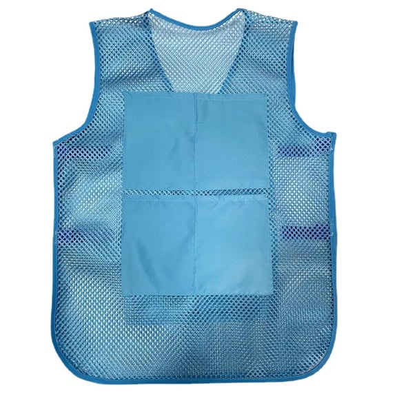 Cooling Vest with 8 Ice Packs Summer Safety Jacket Outdoor Hiking Riding Fishing Heat Relief Adjustable Lightweight Work Sports Birthday Holiday Present T-oy