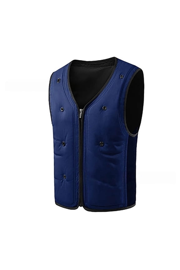 Cooling Vest for Men Women, Reusable Evaporative Lightweight Water Vest for Outdoor, Summer Hiking, Camping, Construction, Gardening, Hot Weather Work, XL