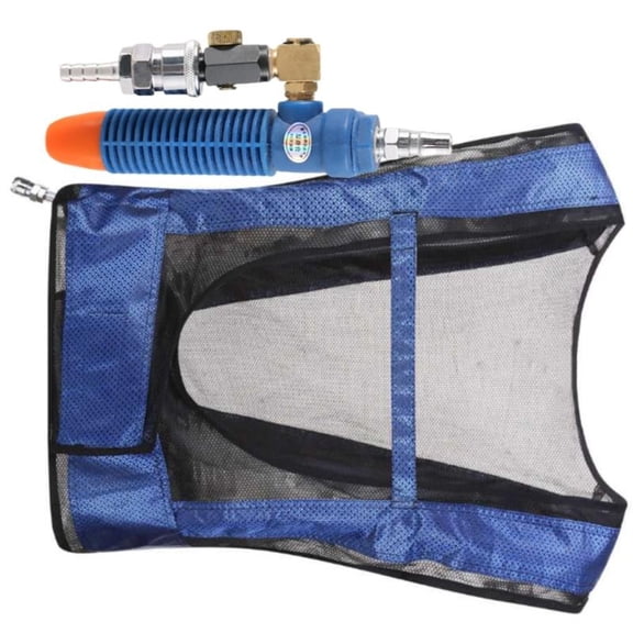 Cooling Vest Vortexes Tube Air Conditioner Waistcoat Air Compressed Cooling Vest