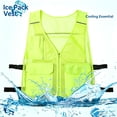 thumbnail image 1 of Cooling Vest for Men & Women Lightweight Adjustable Breathable Design for Hot Weather (Green One Size), 1 of 5