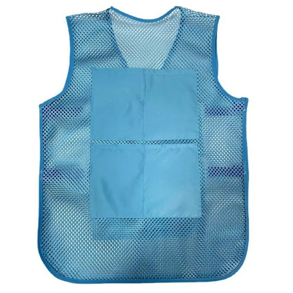 Cooling Vest with 8 Ice Packs, Summer Waterproof Cooling Safety Vest Cooling Clothing jacket For Outdoor Hiking Riding Fishi