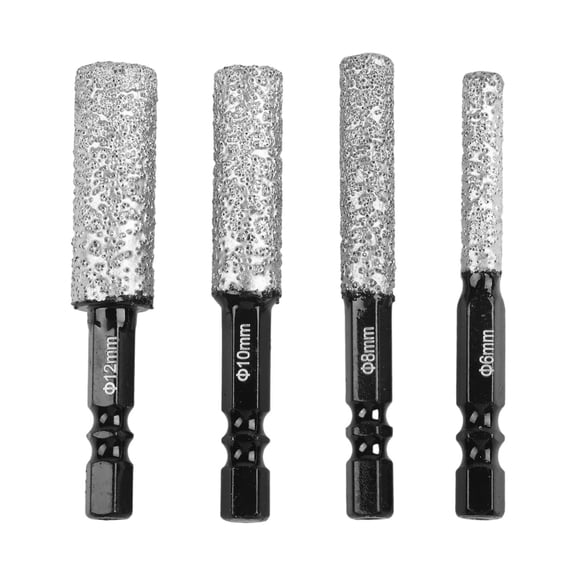 Cooling Wax Core Diamond Drill Bit Set for Smooth Tile and Glass Drilling