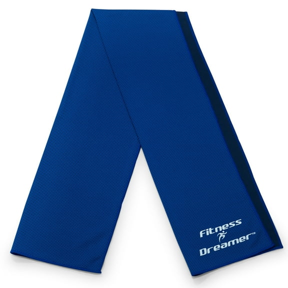 Cooling towel for necks,Long Breathable Mesh Instant Towel for athletes Sports (Dark Blue)