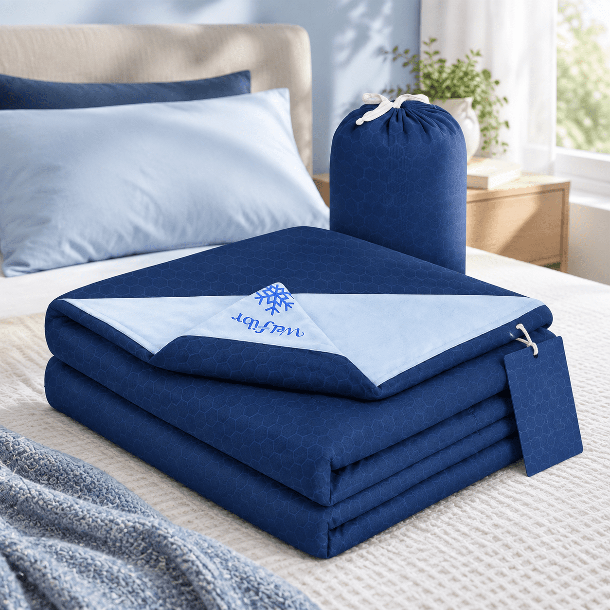 Coolingforter King Size For Hot Sleepers Pcm Technology Cold Blankets Q ...