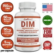 Coolkin DIM Diindolylmethane 225mg - Hormonal Balance and Estrogen Blocker, Unisex (30/60/120pcs)