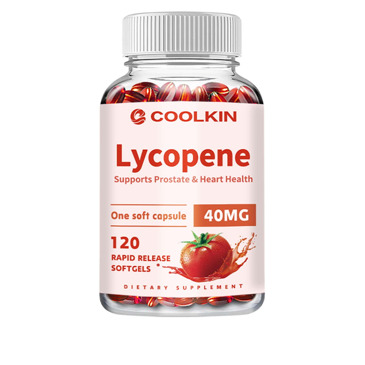 Coolkin Lycopene Capsules 40mg Good for Prostate, Skin and Heart