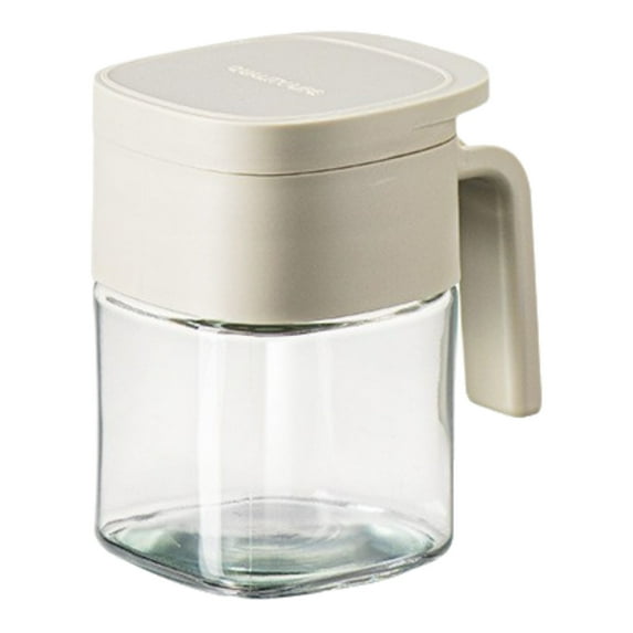 Coollooc 10 Oz Glass Spice Jars With Lids, Transparency Glass With Handle, Seasoning Jars Spice Bottles，Salt And Sugar Container