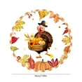 thumbnail image 1 of Coollooc 10Pcs Thanksgiving Paper Plates Festive Fall Pumpkin and Leaves Pattern Disposable Tableware, Fall Paper Plates Napkins Tablecloth丨Pumpkin Leaves Harvest Fall Holiday Party Decorations(A), 1 of 7