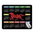 thumbnail image 1 of Coollooc 2026 Calendar Mouse Pad Desk Mat, 10x8 Inch Office Small Mouse Pad, Waterproof Non-Slip Rubber Base for Home Office Gaming Computer Laptop PC Accessories Mousepad(A Style), 1 of 7