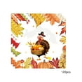 thumbnail image 1 of Coollooc 20Pcs Thanksgiving Paper Plates Festive Fall Pumpkin and Leaves Pattern Disposable Tableware, Fall Paper Plates Napkins Tablecloth丨Pumpkin Leaves Harvest Fall Holiday Party Decorations(D), 1 of 7