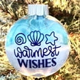 thumbnail image 1 of Coollooc 2D Beach Christmas Ornament, 3Pcs Blue Sea Theme Holiday Ball for Christmas Tree, Beach House Decor & Tropical Party, Nature Decorations for Holiday Decors & Seasonal(L,2D), 1 of 7