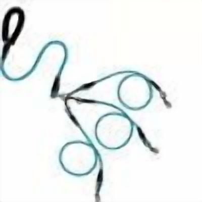 Coollooc 3 Dog Leash, Comfortable 3 Dog Leash with Reflective, 3 Swivel No Tangle 3 Dog Training Leash, for Large Medium Small Dogs(Sky Blue)