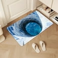 thumbnail image 1 of Coollooc 3D Optical Illusion Rug, Optical Illusion Mat - Vortex & Bottomless Hole Design Non-Slip Doormat | Indoor/Outdoor Use for Entrance, Living Room, Playroom & Office(H), 1 of 8