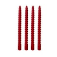 thumbnail image 1 of Coollooc 4 Pack 10 Inch Taper Candles for Home Decor and Religious Ceremonies, Unscented Dripless Twisted Candlesticks for Weddings Dinner Holiday Decoration Formal Events, 1 of 6
