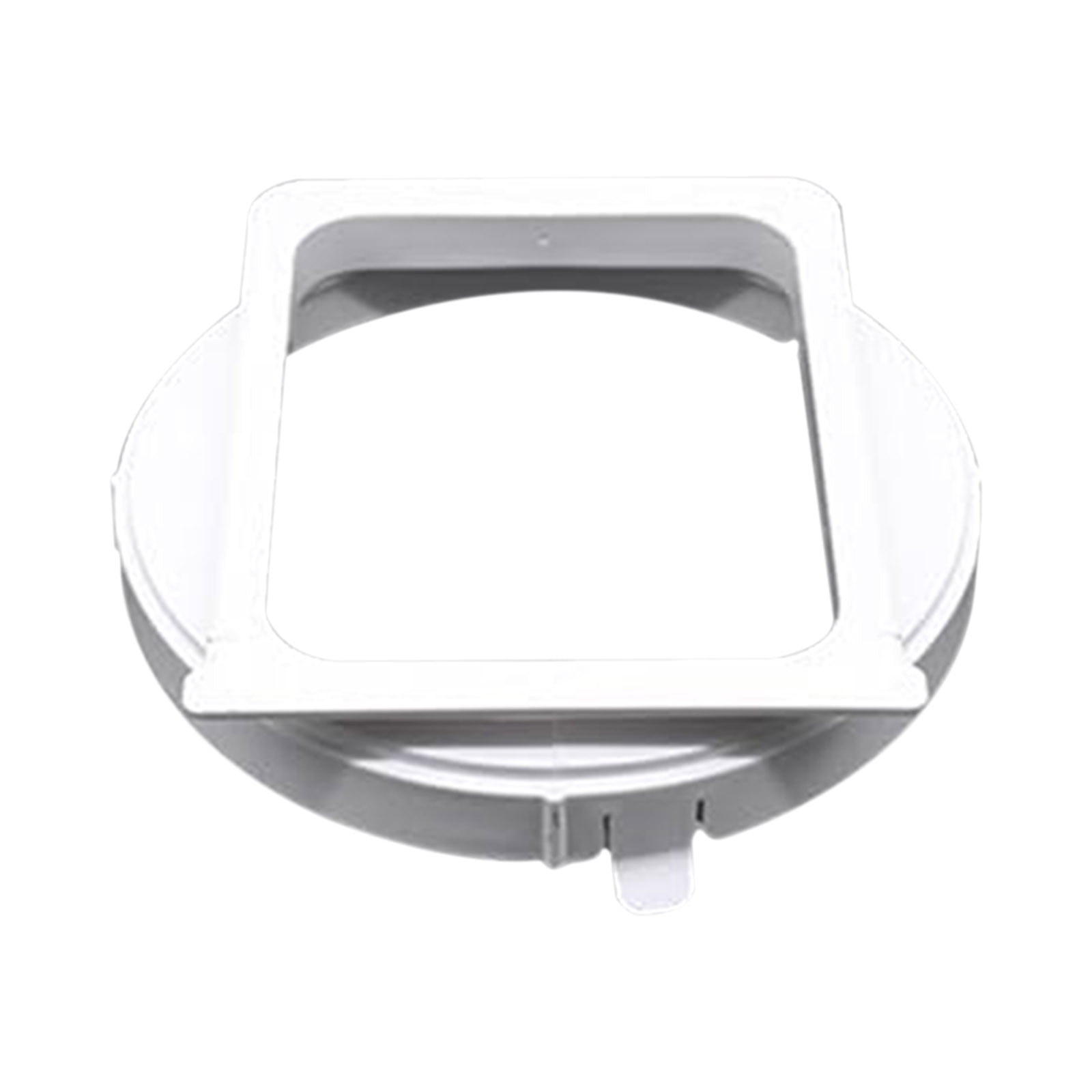 Coollooc 5.9 Inch Portable Air Conditioner Exhaust Hose Coupler Square to Round Coupler, Portable Air Conditioner Hose Connector Window Adapter Mobile Air Conditioner Accessories