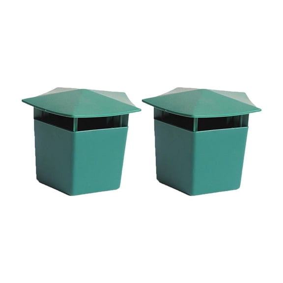 Coollooc Beer Slug & Snail Traps, Reusable Plastic Snail Trapper, Snail Cage Eco-Friendly, Friendly to Catch Snails Catcher, Snail Slug Beer Plastic Box for Garden Farm(2PCS)