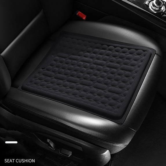 Coollooc Car Seat Cushion Chair Cushions, Car Gel Coolings Seat Cushion, Non-Slip Design Car Truck Seat Cushion for Driving, Ergonomic Chair Seat Pad for Office Gaming Wheelchair(C,Black)