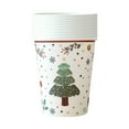 thumbnail image 1 of Coollooc Christmas Disposable Paper Cups, 20 Pack Christmas Reindeer Plaid Red Design Printed Paper Drinking Cups, Thickened Paper Style for Hot/Cold Beverages, Home and Cafe(D,20Pcs), 1 of 9