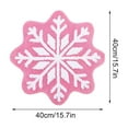 thumbnail image 1 of Coollooc Christmas Rugs,24 Inch Non-Slip Thick Washable Extra Soft Shaggy Absorbent Snowflake Pattern Bathroom Mats,Quick Dry Plush Outdoor Rugs for Bedroom Bathroom Living Room Kitchen Floor Home, 1 of 6