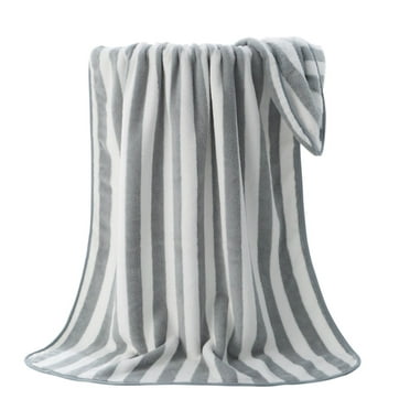 Coollooc Coral Velvet Striped Absorbent Bath Towels for Adults Face Towel Bath Towel Set Soft Comfortable Bathroom Towel Set Highly Absorbent Soft Bathroom Towels Set for Home