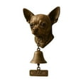 thumbnail image 1 of Coollooc Doberman Welcome Doorbell, Terrier Welcome Doorbell, Funny Bulldog Doorbell, Retro Wall-Mounted Pug Hanging Bell, Metal Outside Farmhouse Vintage Door Dog Bell(C), 1 of 9