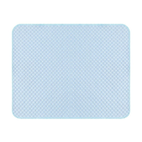 Coollooc Dog Cooling Mat,Cooling Mats Pads for Dogs,Washable Ice Silk Self Cooling Mat for Cats with Strong Absorbent,Summer Cooling Pad Blanket Mat Pet Ice Cooling Mat for Dog,Cat (30.31X21.65 Inch)