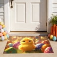 thumbnail image 1 of Coollooc Easter Cute Chicken Welcome Doormat, 16x24 Inch Door Rug Holiday Chickens Designs Non Slide Indoor Outdoor Waterproof Doormat for Spring Decor Home Entryway, 1 of 6