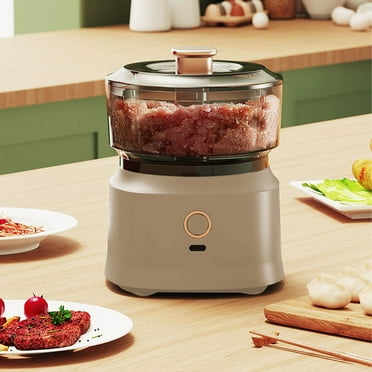 Coollooc Electric Food Processors Meat Chopper Meat Grinder Mixer Multifunctional Blades High Mini Food Processor Efficiency Food Safety for Dicing Mincing