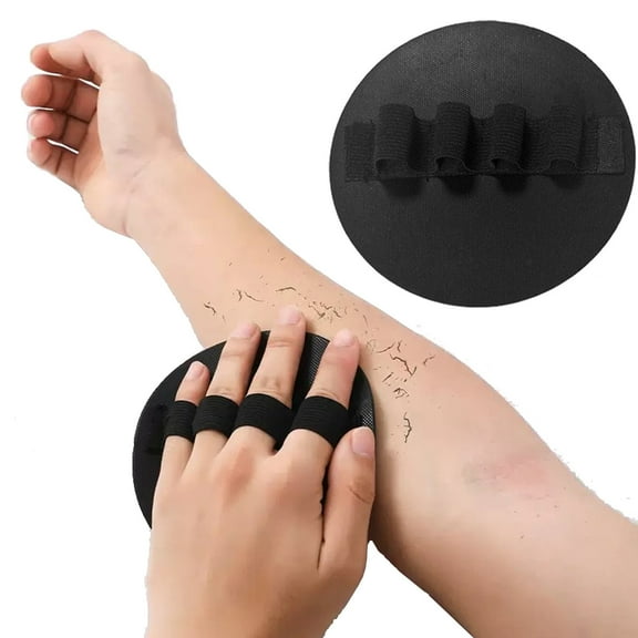 Coollooc Exfoliating Mitt for Body, Rubber Exfoliates Gently Body Scrub Glove Bath Shower Washcloth for Spa, Dead Skin Cell Remover