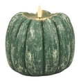 thumbnail image 1 of Coollooc Fall Decorations for Home, Flickering Flameless Wax Pumpkin LED Candle with Timer Remote - Autumn Party Decorations Indoor, Thanksgiving Battery Operated Candle Light for Mantel Table(Green), 1 of 7