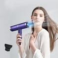 thumbnail image 1 of Coollooc Fast Drying Electric Hairdryer - Hairdryer for Travel - Dryer with Attachments - Different Heat Settings - Lightweight Blowdryer - Portable Blow, 1 of 9