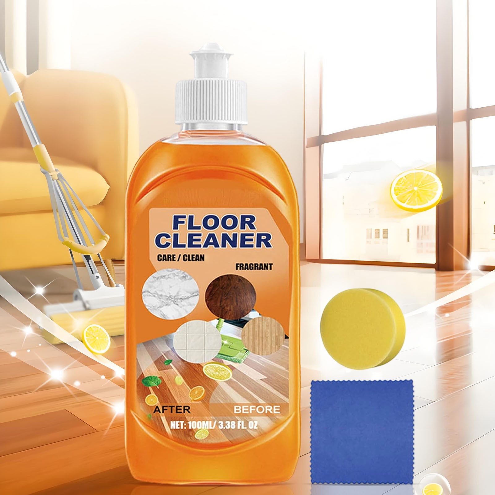Coollooc Floor Cleaner,Powerful Decontamination Floor Cleaner ...