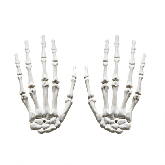 Coollooc Halloween Decoration Outdoor Skeletons Arms, Realistic Life Size Plastic Skeleton Hand Arms, Scary Skeleton Arms Halloween Props for Outdoor Indoor Haunted House Graveyard Decor(B)