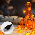 thumbnail image 1 of Coollooc Halloween Lights 3D Lantern 7.2ft 20 LEDs Pumpkin String Lights Battery Powered Orange Lights for Halloween Party Indoor Fall Outdoor Harvest Thanksgiving Decorations, 1 of 7