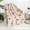 thumbnail image 1 of Coollooc Halloween Orange Pumpkins Throw Blanket Fall Halloween with Candy Corns Throw Blankets Ultra Soft Blanket Lightweight Bed Blanket for Couch Sofa Bed Home Decorations 29X40 Inch(C), 1 of 9