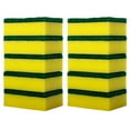 thumbnail image 1 of Coollooc Kitchen Cleaning Sponges,Non-Scratch for Dish,Scrub Sponges,Cleaning Scrub Sponges, for Kitchen, Dishes, Bathroom, Car Wash, Abrasive Scrubber Sponge Dish Pads, 10Pcs, 1 of 9