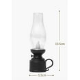 thumbnail image 1 of Coollooc Led Vintage Kerosene Lamp Electronic Swing Candle, Led Flameless Candle Lantern Kerosene Oil Lamp, Led Light Electronic Kerosene Lamp,Vintage Electric Oil Lamp Table Lamp,Desktop Decoration, 1 of 2