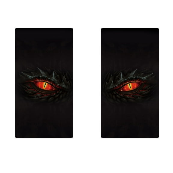 Coollooc Luminous Sticker, 2Pcs Halloween Ghost Eyes Indoor and Outdoor Window Eye Stickers,Halloween Peeping Eyes Glow in The Dark Decorations, for Create a Terrifying Atmosphere(B)
