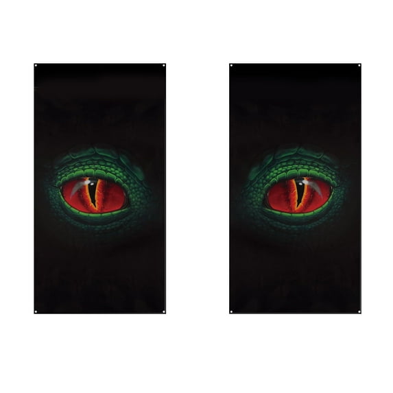 Coollooc Luminous Sticker, 2Pcs Halloween Ghost Eyes Indoor and Outdoor Window Eye Stickers,Halloween Peeping Eyes Glow in The Dark Decorations, for Create a Terrifying Atmosphere(A)