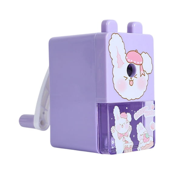 Coollooc Manual Pencil Sharpener Hand Pencil Sharpener Pencil Sharpener for Standard Pencils,Colored Pencils,and Makeup Pencils,for Classroom, Home, Office Use(Purple)