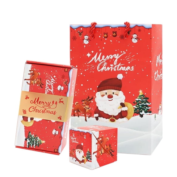 Coollooc Merry Christmas Surprise Box Gift Box, Surprise Gift Box Explosion for Money, Explosion Gift Box, Cash Explosion Luxury for Birthday Anniversary Valentine Proposal(16Pcs,Red)