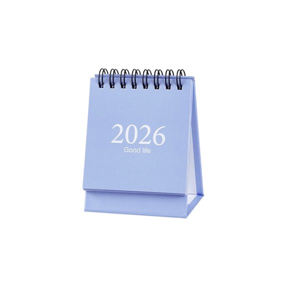 Coollooc Mini Desk Calendar 2026-2027, January 2026 until July 2027, 19 ...