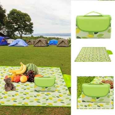 Coollooc Outdoor Picnic Blanket, Foldable Waterproof Sand Beach Mat, Beach Camping Hiking Travel Family Concerts Portable Beach Blankets