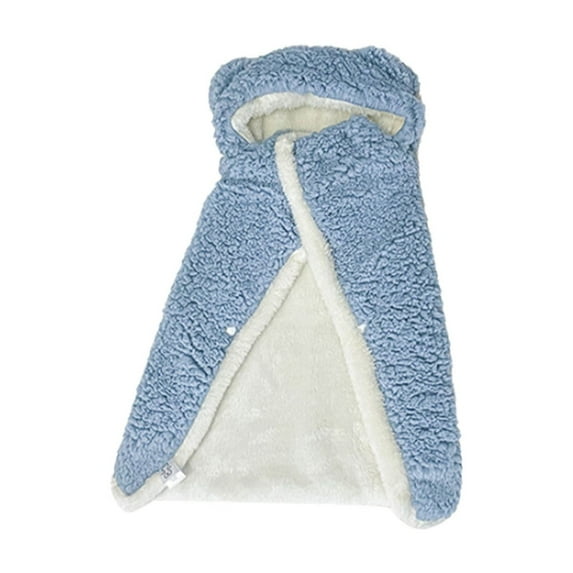 Coollooc Pet Cape Blanket, Dog Cape Blanket, Dog Winter Coat with Hat Thicken Cloak Blanket, Dog Warm Sleeping Blanket, Multiple Color for Small Medium Dogs and Cats