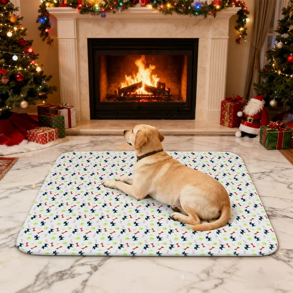 Coollooc Pet Pee Pad, Pee Pads for Dogs with Pheromones, Washable Reusable Puppy Training Pads with 4-Layer Leak Protection, Easy to Clean,Odor Control, and Non-Slip Base(C,C)